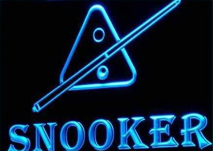 OPEN SNOOKER Pool Room Display LED Neon Sign